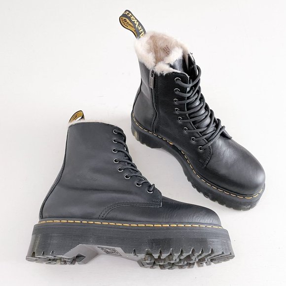 jadon fur lined doc martens